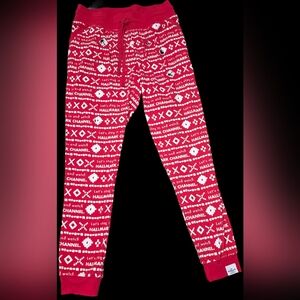 Hallmark Channel  Women's L, "Let's Stay In" Lounge Pants: Cozycore